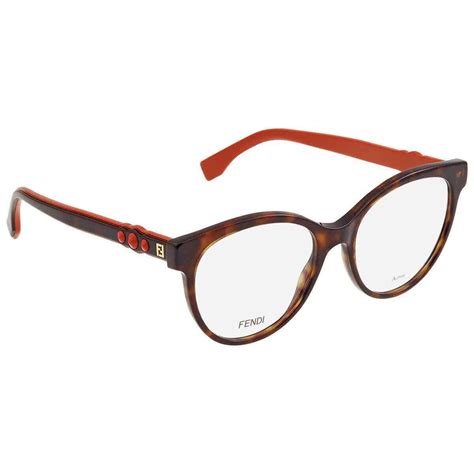 fendi ff 0275 086 uomo|New Authentic FENDI FF 0275 086 Dark Havana Optical Frame .